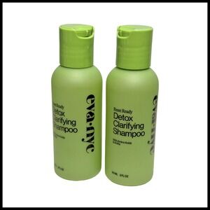 Eva NYC Reset Ready Detox Clarifying Shampoo 2oz Travel Size Set of 2
